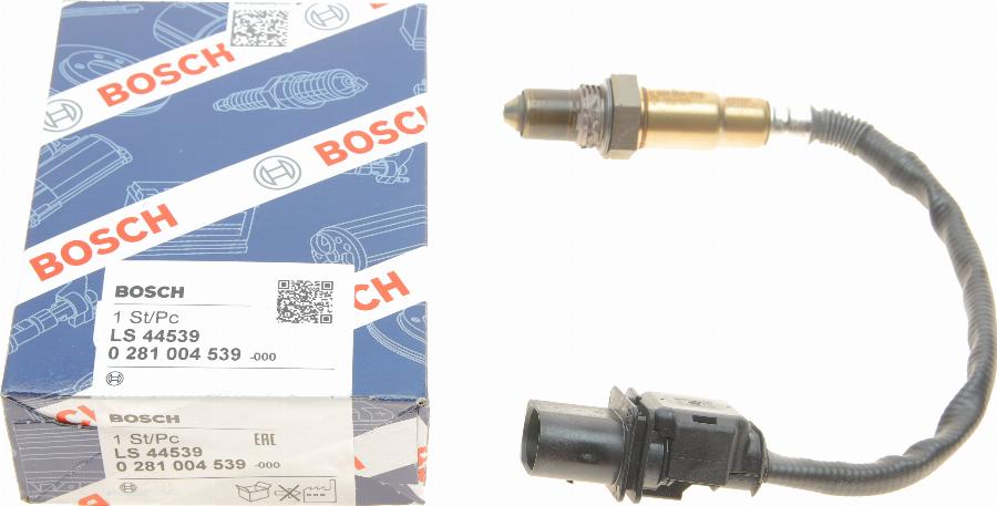 BOSCH 0 281 004 539 - Лямбда-зонд, датчик кислорода www.autospares.lv