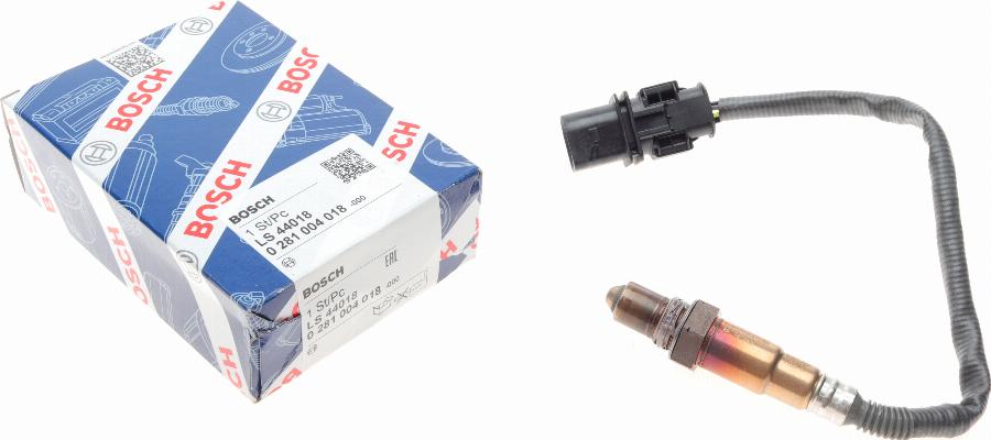 BOSCH 0 281 004 018 - Лямбда-зонд, датчик кислорода www.autospares.lv