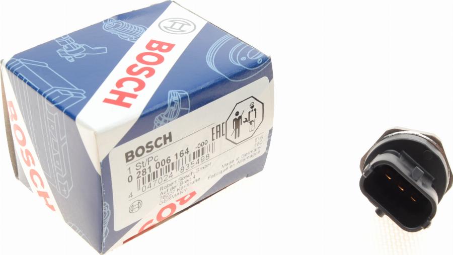 BOSCH 0 281 006 164 - Devējs, Degvielas padeves spiediens www.autospares.lv