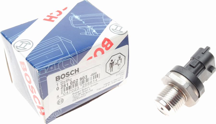 BOSCH 0 281 002 903 - Devējs, Degvielas padeves spiediens www.autospares.lv