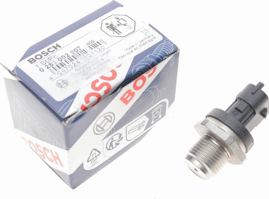 BOSCH 0 281 002 907 - Датчик, давление подачи топлива www.autospares.lv