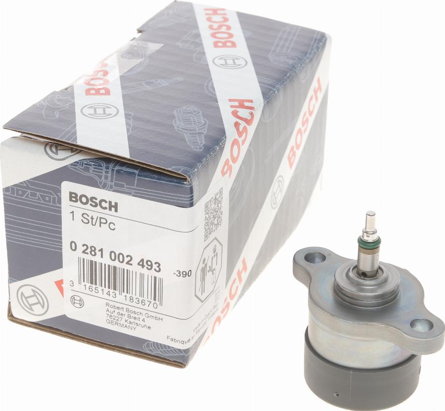 BOSCH 0 281 002 493 - Redukcijas vārsts, Common-Rail sistēma www.autospares.lv