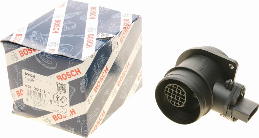 BOSCH 0 281 002 531 - Gaisa masas mērītājs autospares.lv