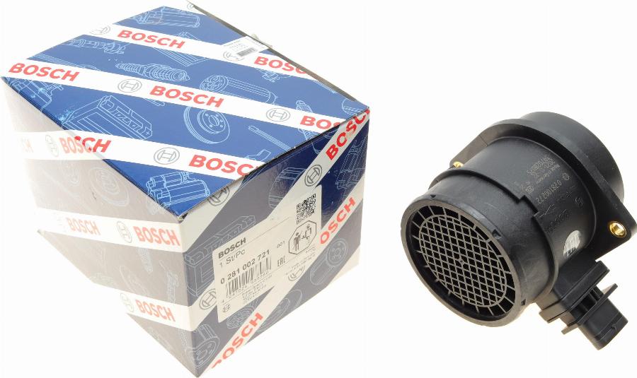 BOSCH 0 281 002 721 - Gaisa masas mērītājs www.autospares.lv