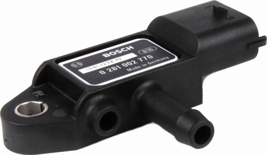 BOSCH 0 281 002 770 - Devējs, Izplūdes gāzu spiediens www.autospares.lv