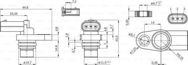 BOSCH 0 232 103 099 - Devējs, Sadales vārpstas stāvoklis autospares.lv