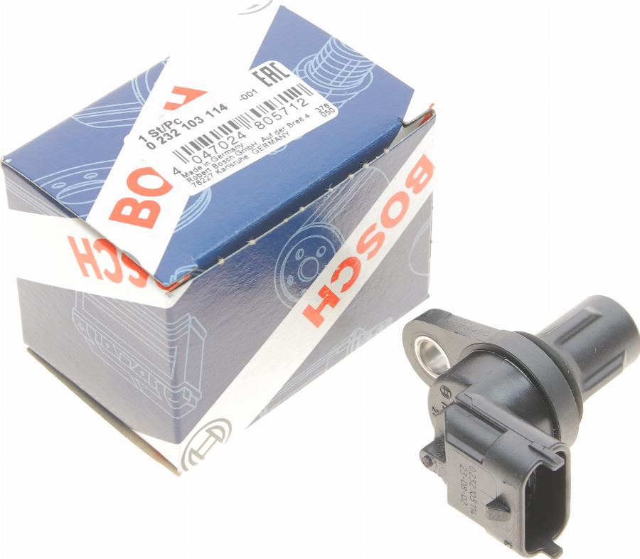 BOSCH 0 232 103 114 - Sensor, camshaft position www.autospares.lv