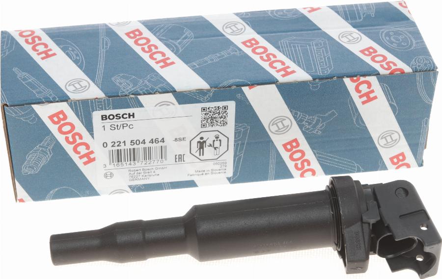 BOSCH 0 221 504 464 - Aizdedzes spole www.autospares.lv