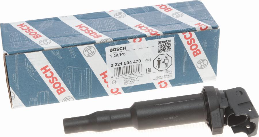 BOSCH 0 221 504 470 - Aizdedzes spole www.autospares.lv