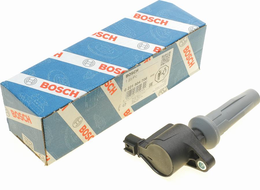 BOSCH 0 221 504 706 - Aizdedzes spole www.autospares.lv