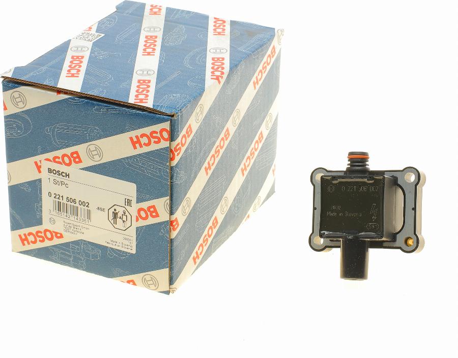 BOSCH 0 221 506 002 - Aizdedzes spole autospares.lv