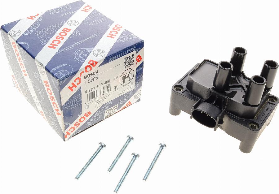 BOSCH 0 221 503 490 - Aizdedzes spole www.autospares.lv