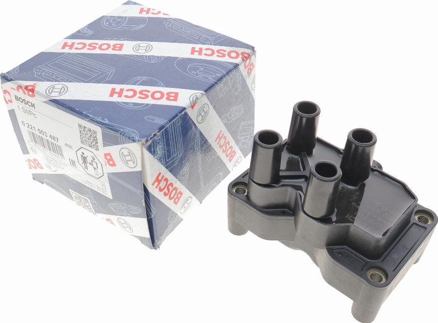 BOSCH 0 221 503 487 - Катушка зажигания www.autospares.lv