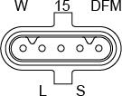 BOSCH 1 986 A00 553 - Ģenerators www.autospares.lv