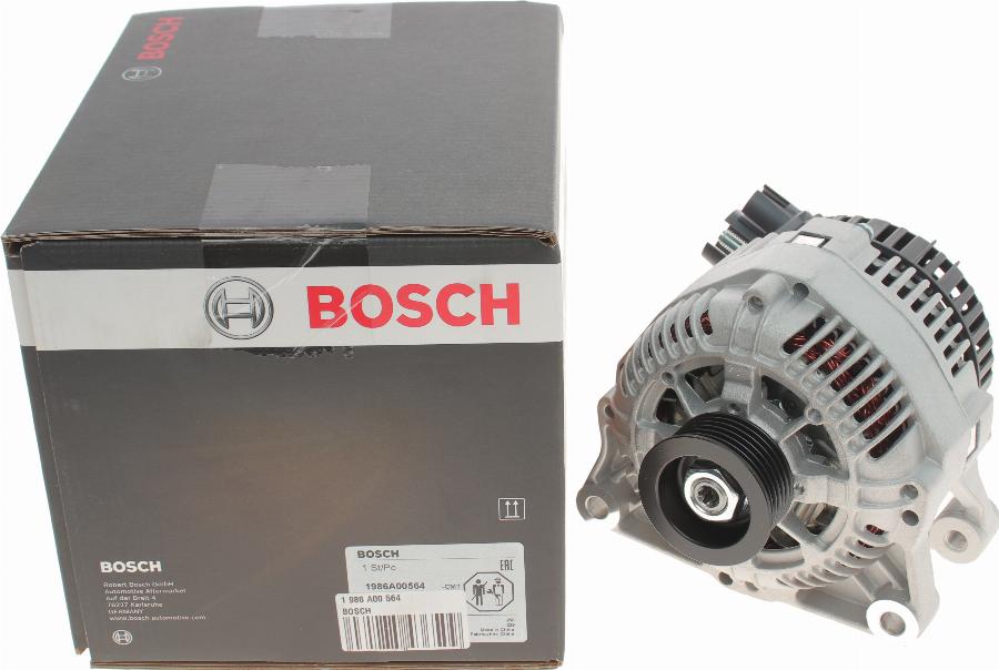 BOSCH 1 986 A00 564 - Генератор www.autospares.lv