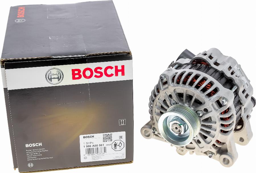 BOSCH 1 986 A00 561 - Генератор www.autospares.lv