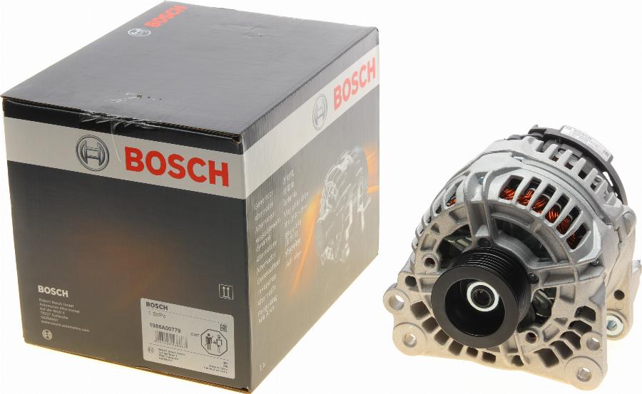 BOSCH 1 986 A00 779 - Генератор www.autospares.lv