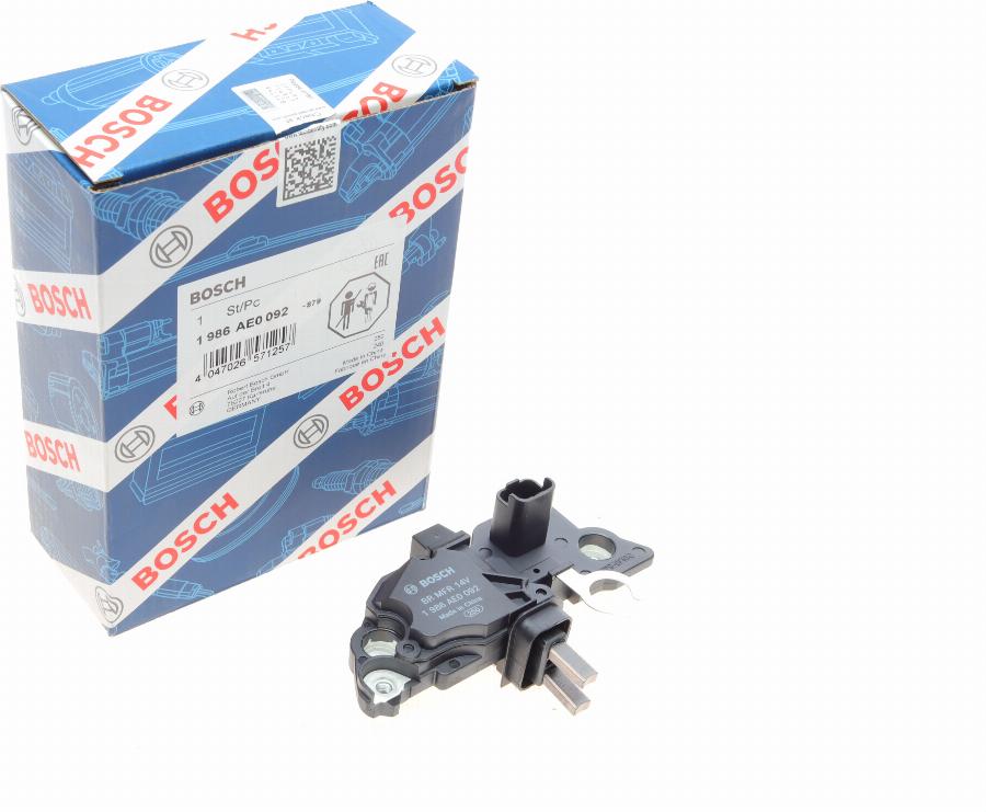 BOSCH 1 986 AE0 092 - Ģeneratora sprieguma regulators www.autospares.lv