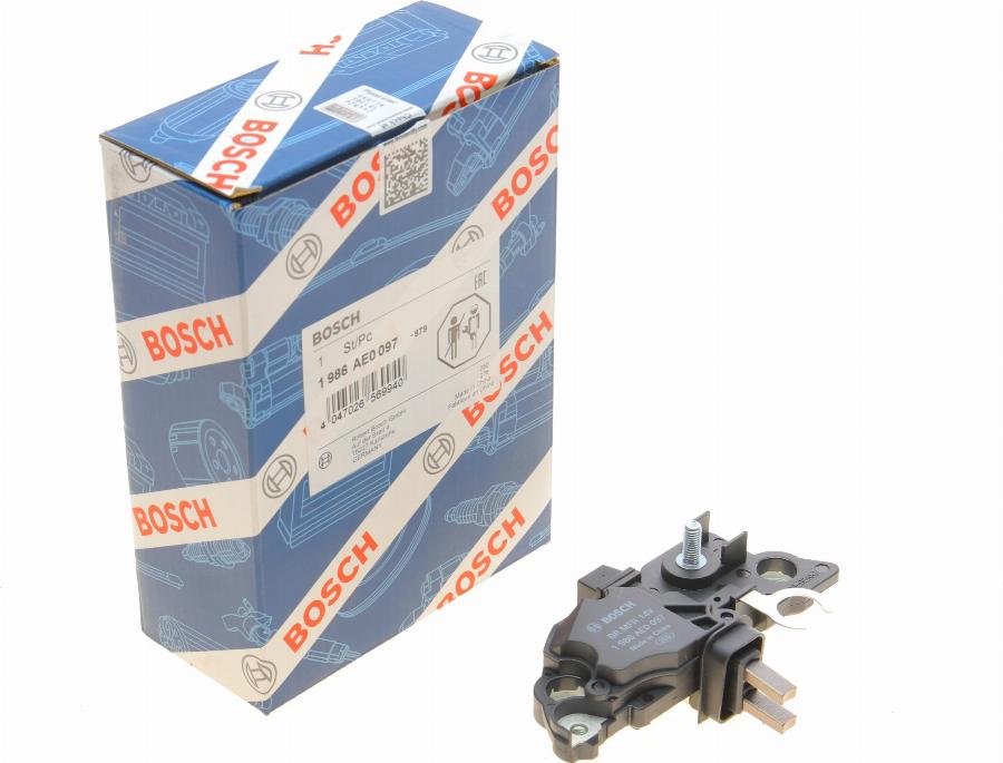 BOSCH 1 986 AE0 097 - Регулятор напряжения, генератор www.autospares.lv