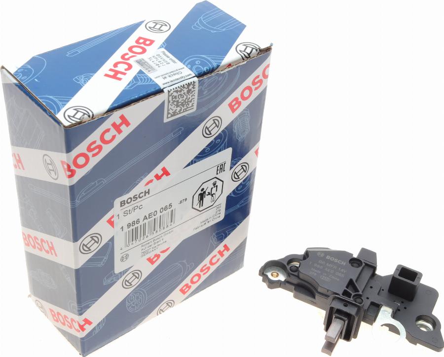 BOSCH 1 986 AE0 065 - Регулятор напряжения, генератор www.autospares.lv