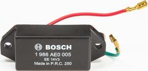 BOSCH 1 986 AE0 005 - Регулятор напряжения, генератор www.autospares.lv