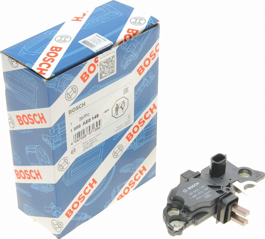 BOSCH 1 986 AE0 149 - Ģeneratora sprieguma regulators www.autospares.lv