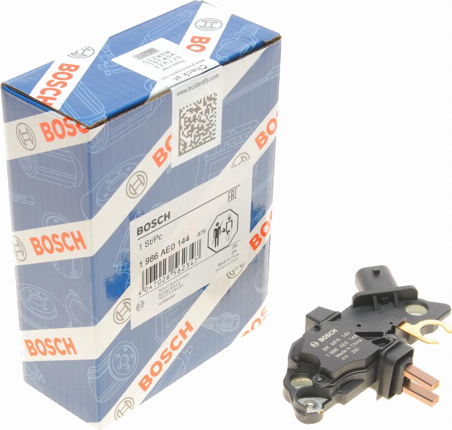 BOSCH 1 986 AE0 144 - Регулятор напряжения, генератор www.autospares.lv