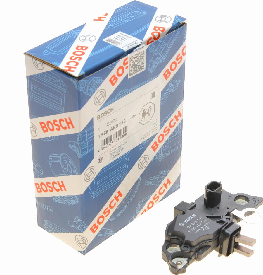 BOSCH 1 986 AE0 153 - Ģeneratora sprieguma regulators www.autospares.lv