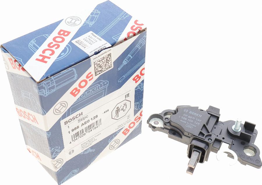 BOSCH 1 986 AE0 128 - Регулятор напряжения, генератор www.autospares.lv