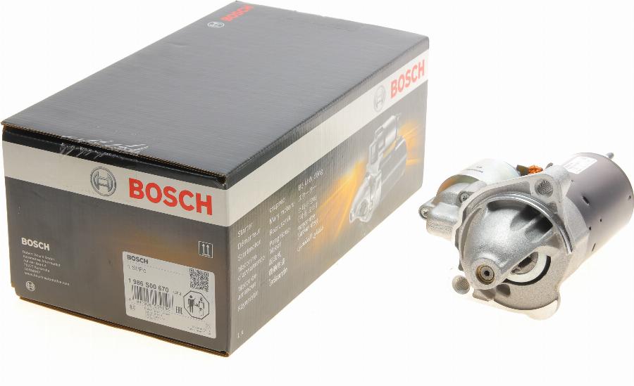 BOSCH 1 986 S00 670 - Starteris www.autospares.lv