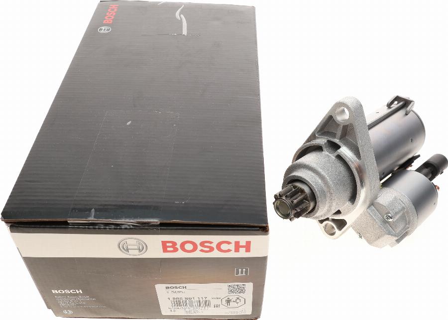 BOSCH 1 986 S01 117 - Стартер www.autospares.lv