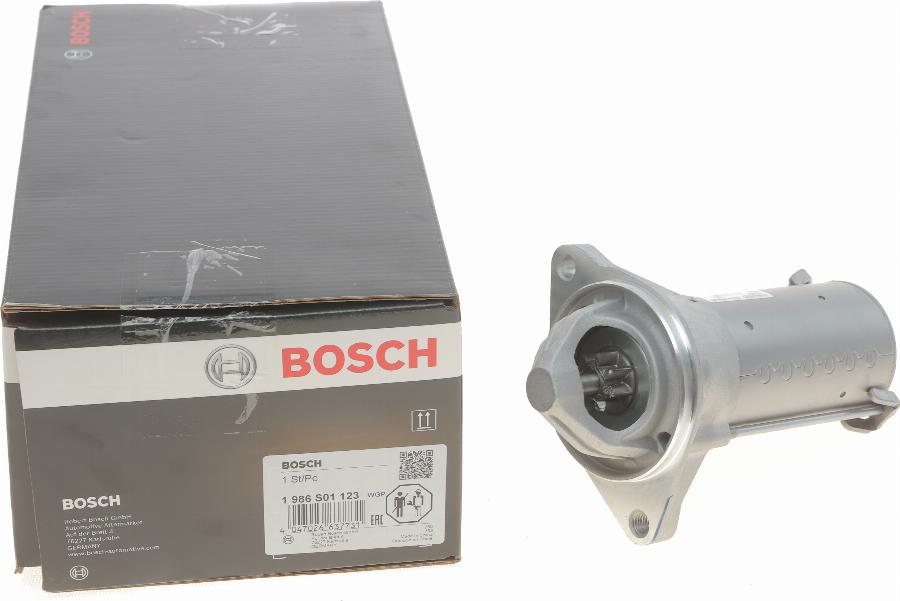 BOSCH 1 986 S01 123 - Starteris www.autospares.lv