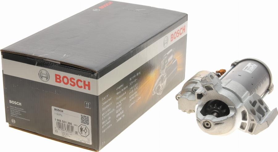 BOSCH 1 986 S01 266 - Starteris www.autospares.lv