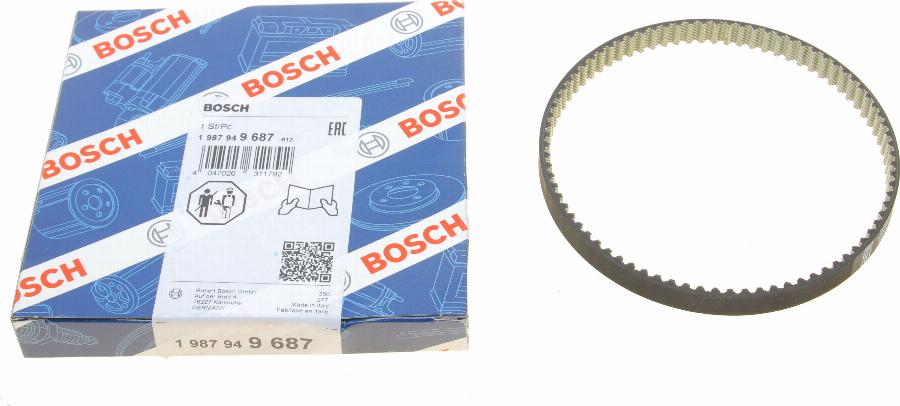 BOSCH 1 987 949 687 - Зубчатый ремень ГРМ www.autospares.lv