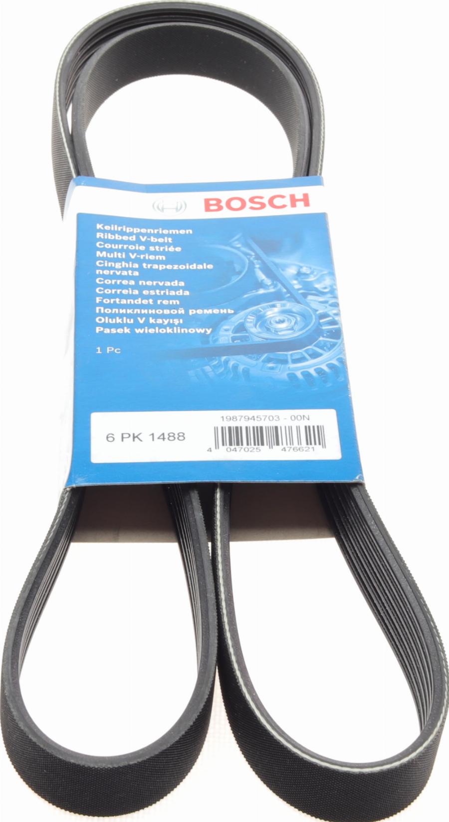 BOSCH 1 987 945 703 - Ķīļrievu siksna autospares.lv