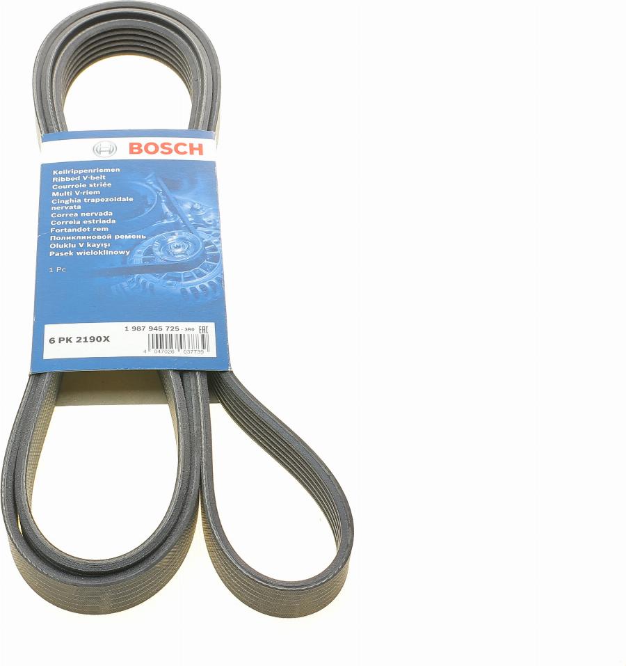 BOSCH 1 987 945 725 - V-Ribbed Belt www.autospares.lv