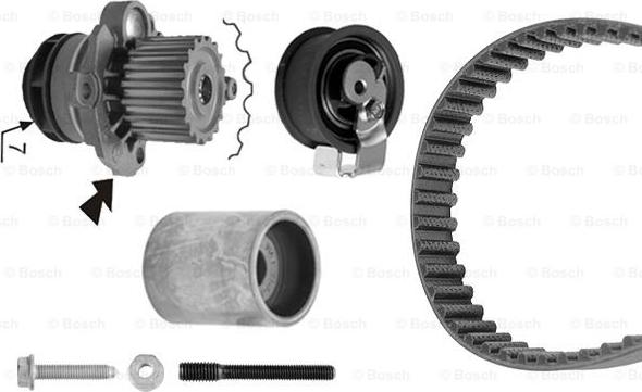 BOSCH 1 987 946 416 - Ūdenssūknis + Zobsiksnas komplekts www.autospares.lv