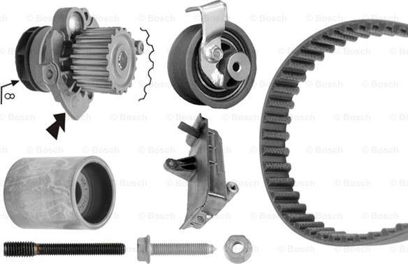 BOSCH 1 987 946 420 - Ūdenssūknis + Zobsiksnas komplekts www.autospares.lv