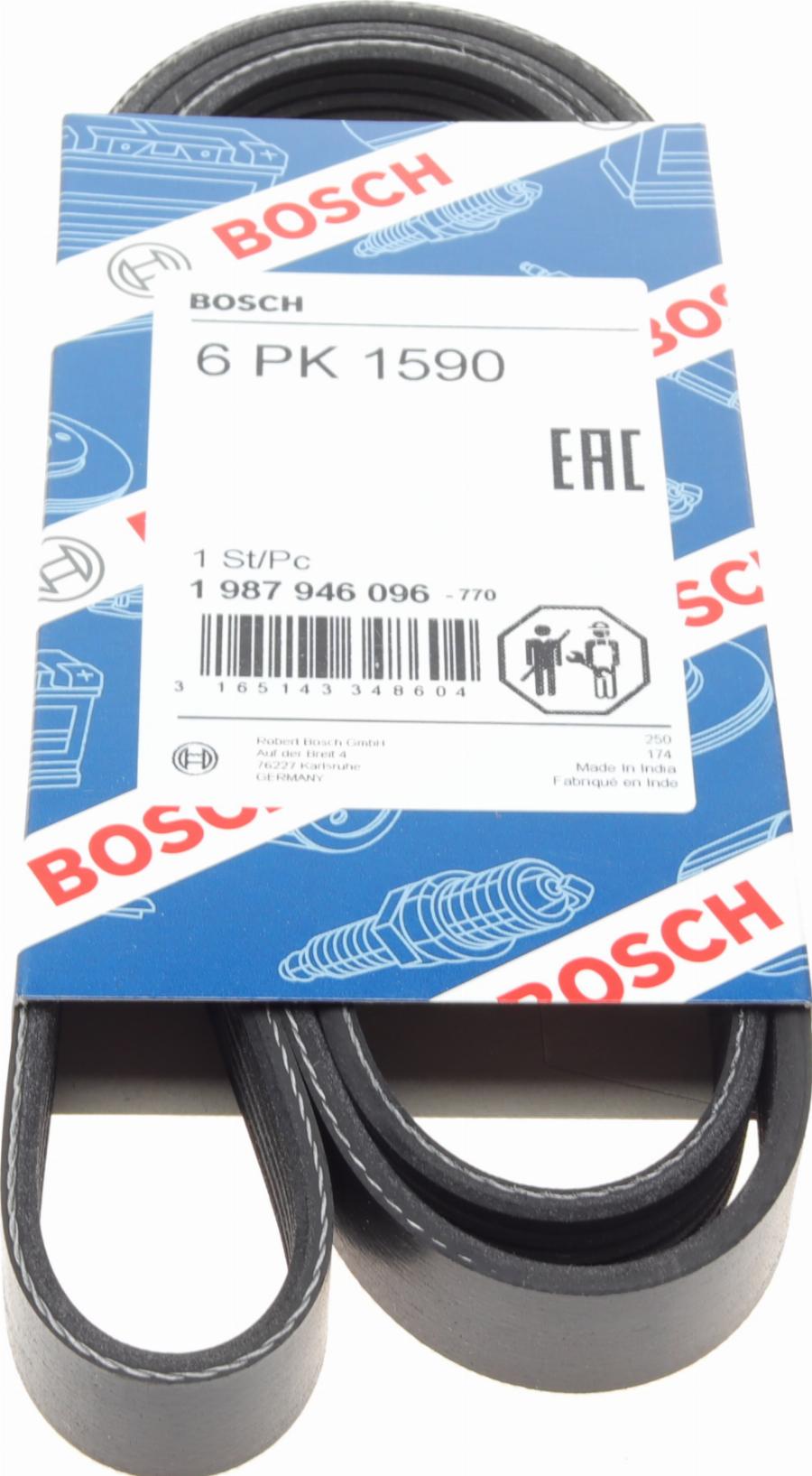 BOSCH 1 987 946 096 - Поликлиновой ремень www.autospares.lv