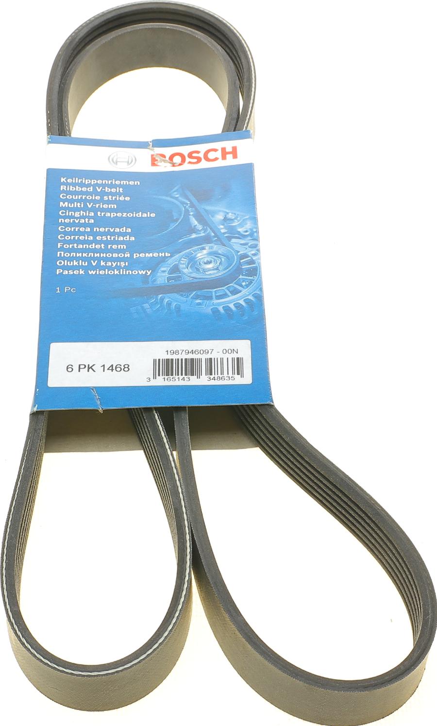 BOSCH 1 987 946 097 - V-Ribbed Belt www.autospares.lv