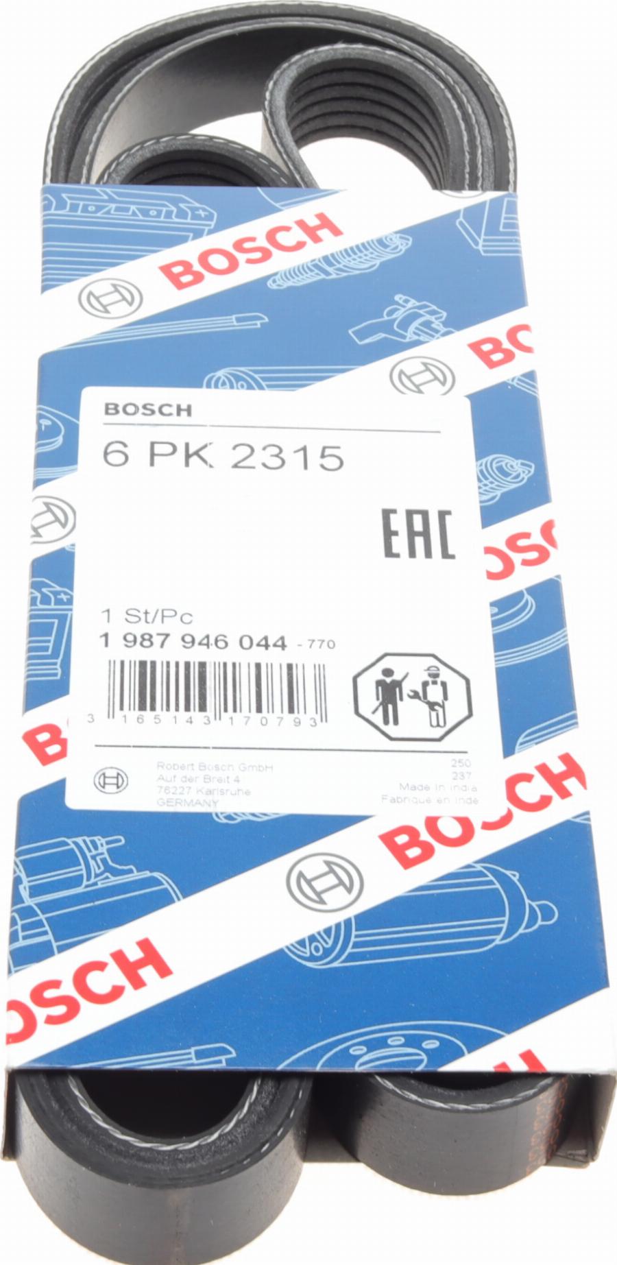 BOSCH 1 987 946 044 - V-Ribbed Belt www.autospares.lv