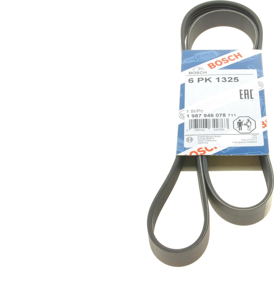 BOSCH 1 987 946 078 - V-Ribbed Belt www.autospares.lv