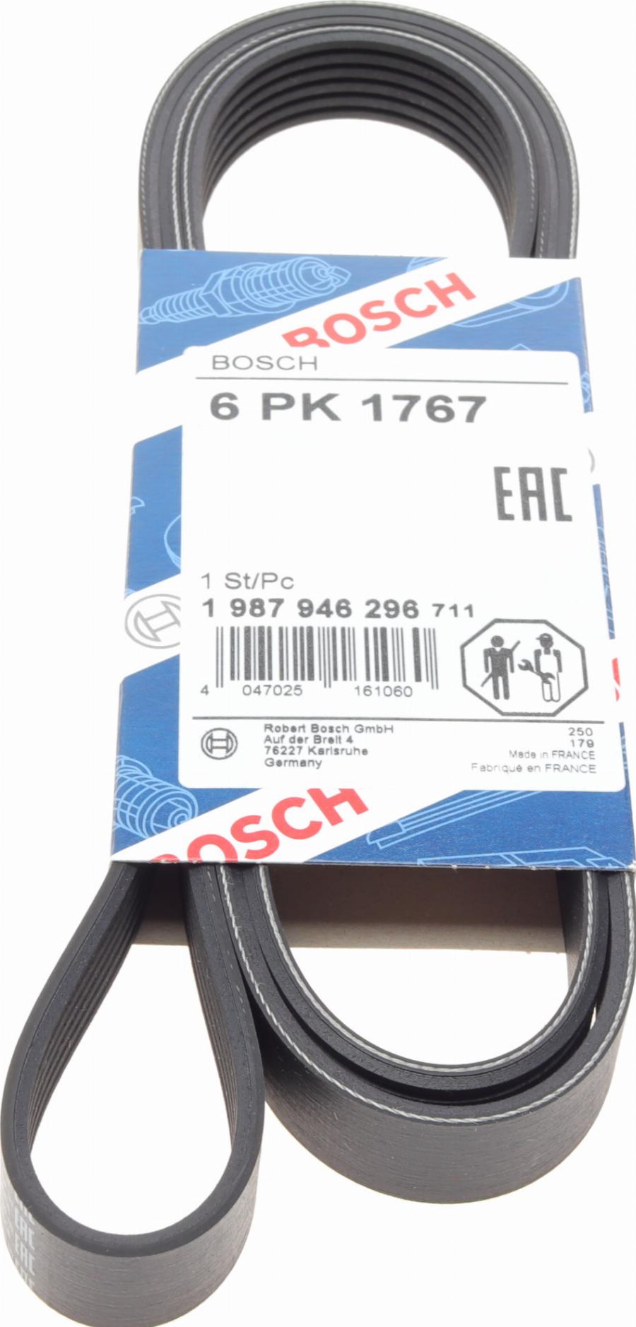 BOSCH 1 987 946 296 - V-Ribbed Belt www.autospares.lv