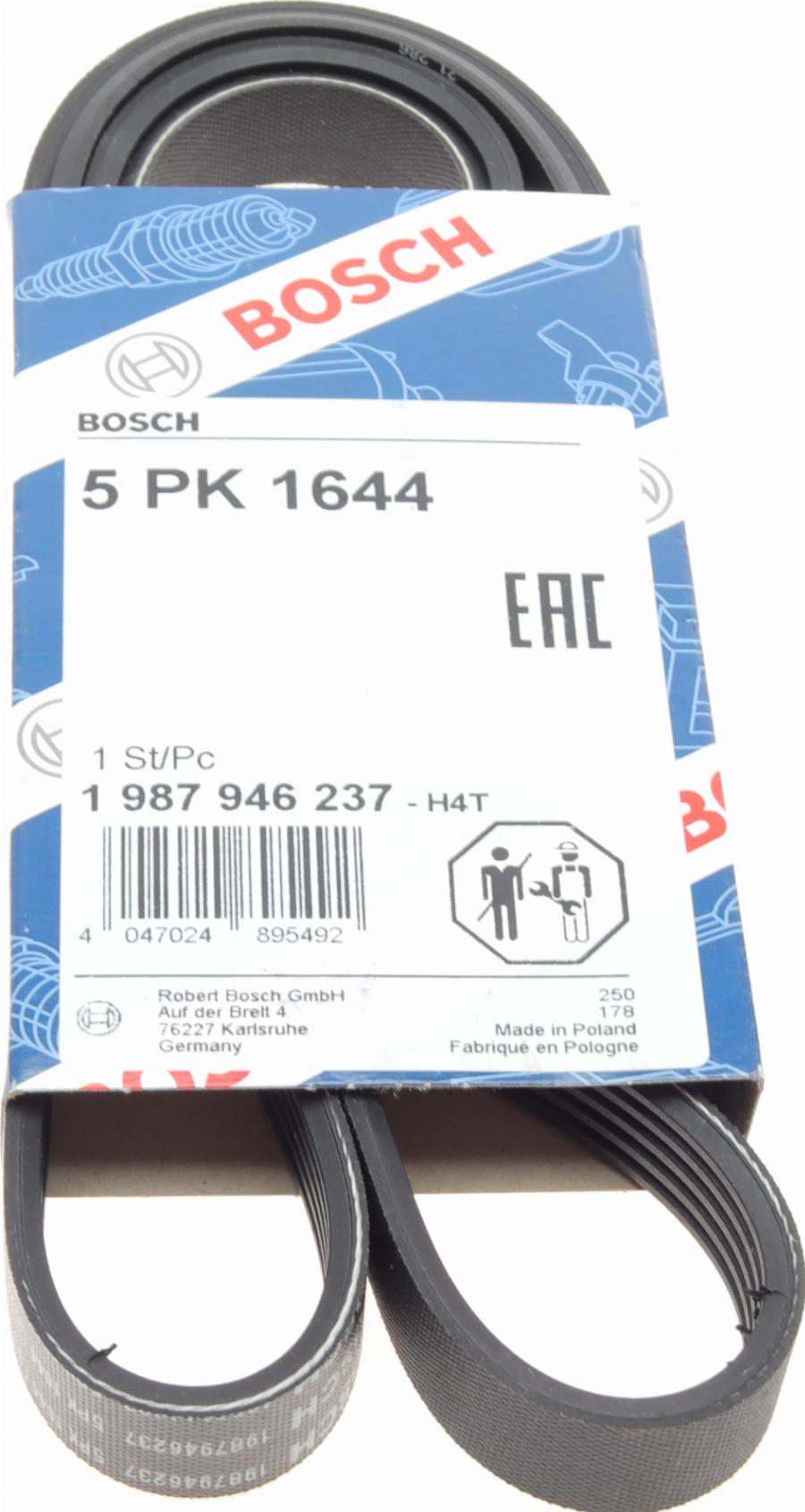 BOSCH 1 987 946 237 - Ķīļrievu siksna autospares.lv