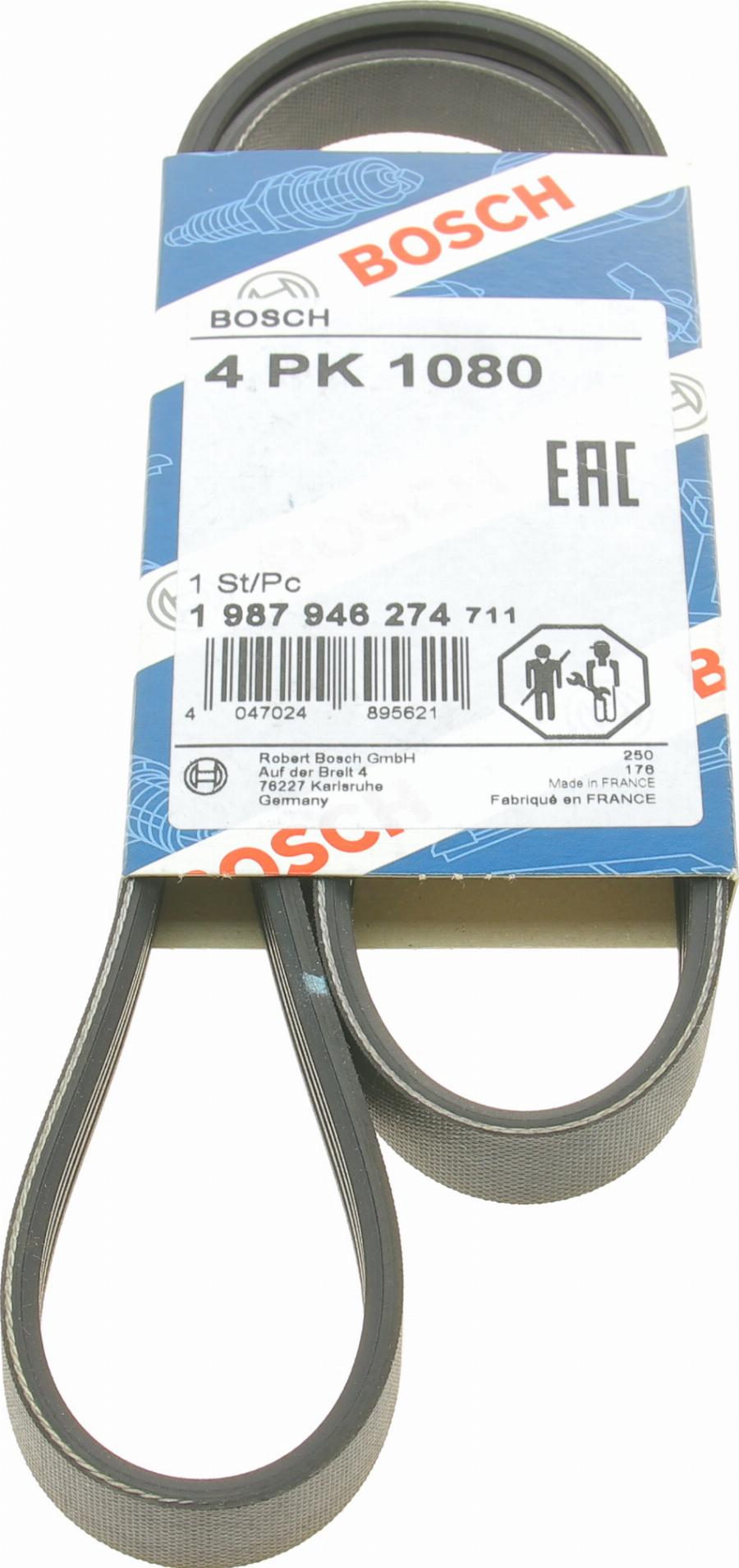 BOSCH 1 987 946 274 - V-Ribbed Belt www.autospares.lv