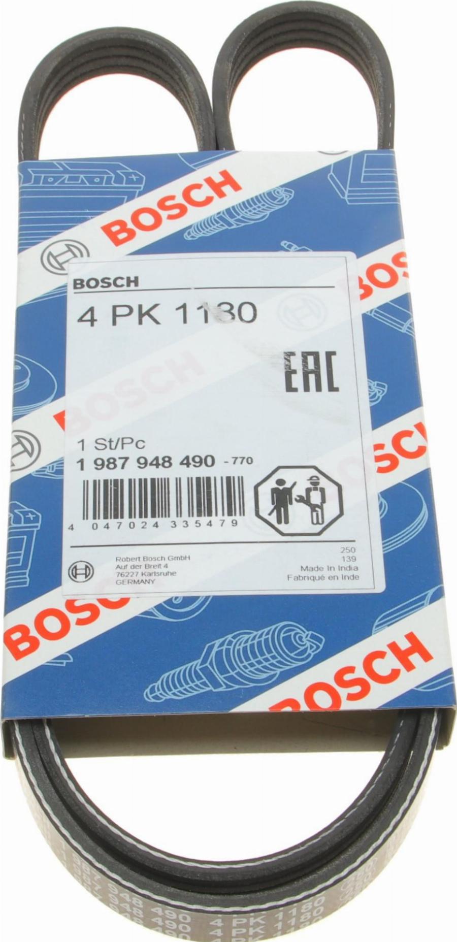 BOSCH 1 987 948 490 - Ķīļrievu siksna autospares.lv