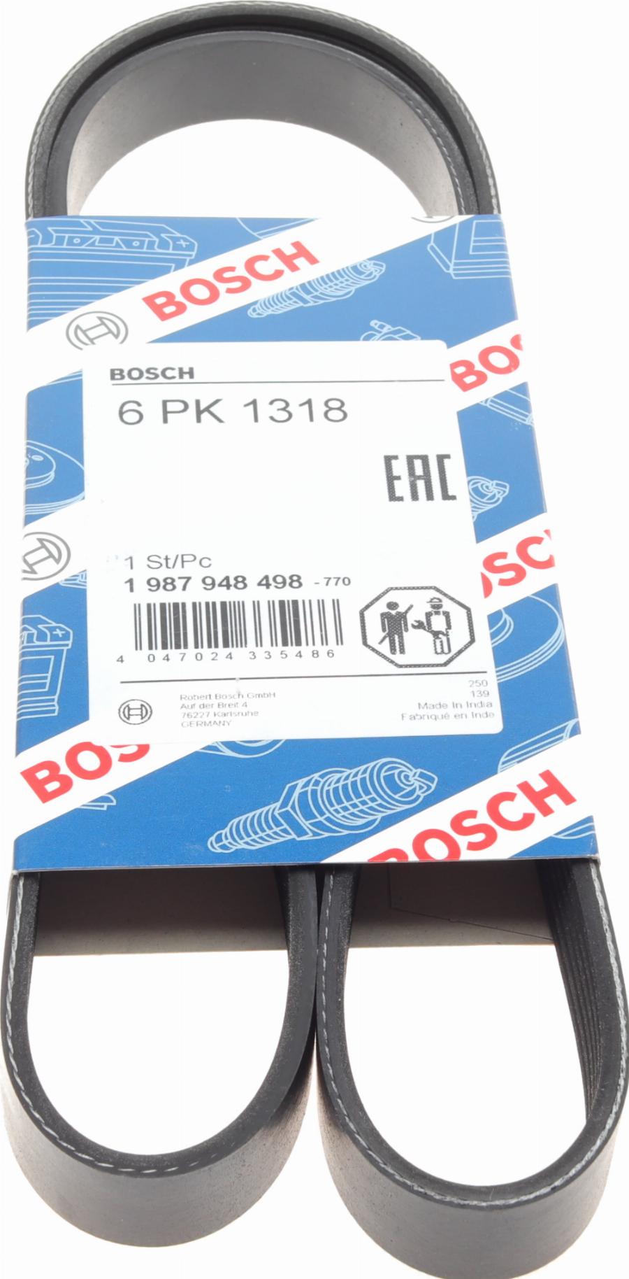 BOSCH 1 987 948 498 - Поликлиновой ремень www.autospares.lv