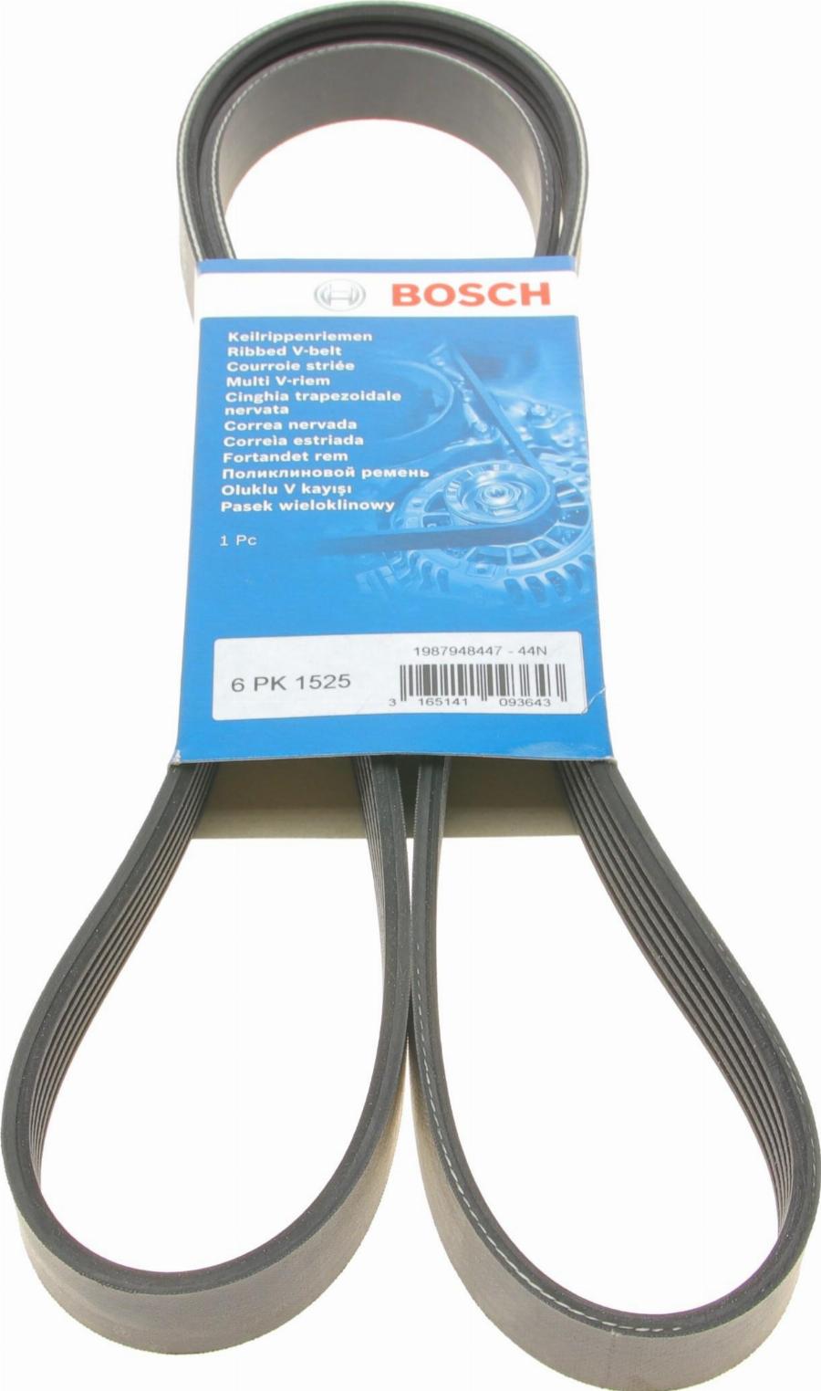 BOSCH 1 987 948 447 - V-Ribbed Belt www.autospares.lv