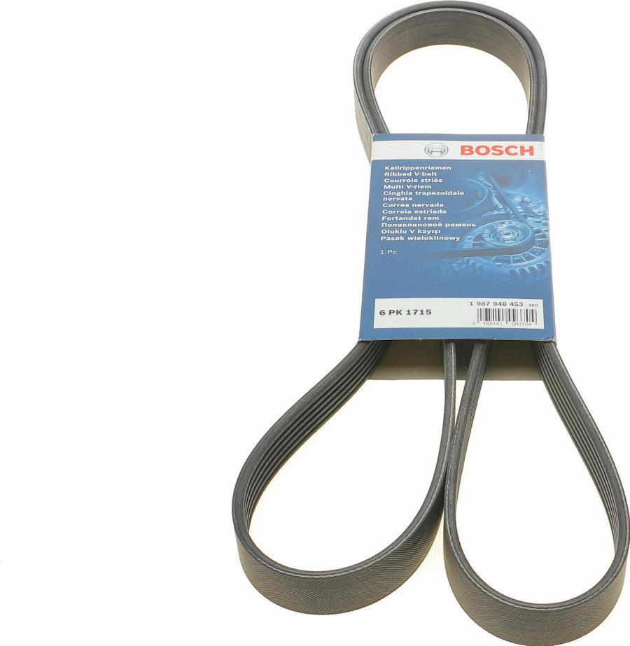 BOSCH 1 987 948 453 - V-Ribbed Belt www.autospares.lv