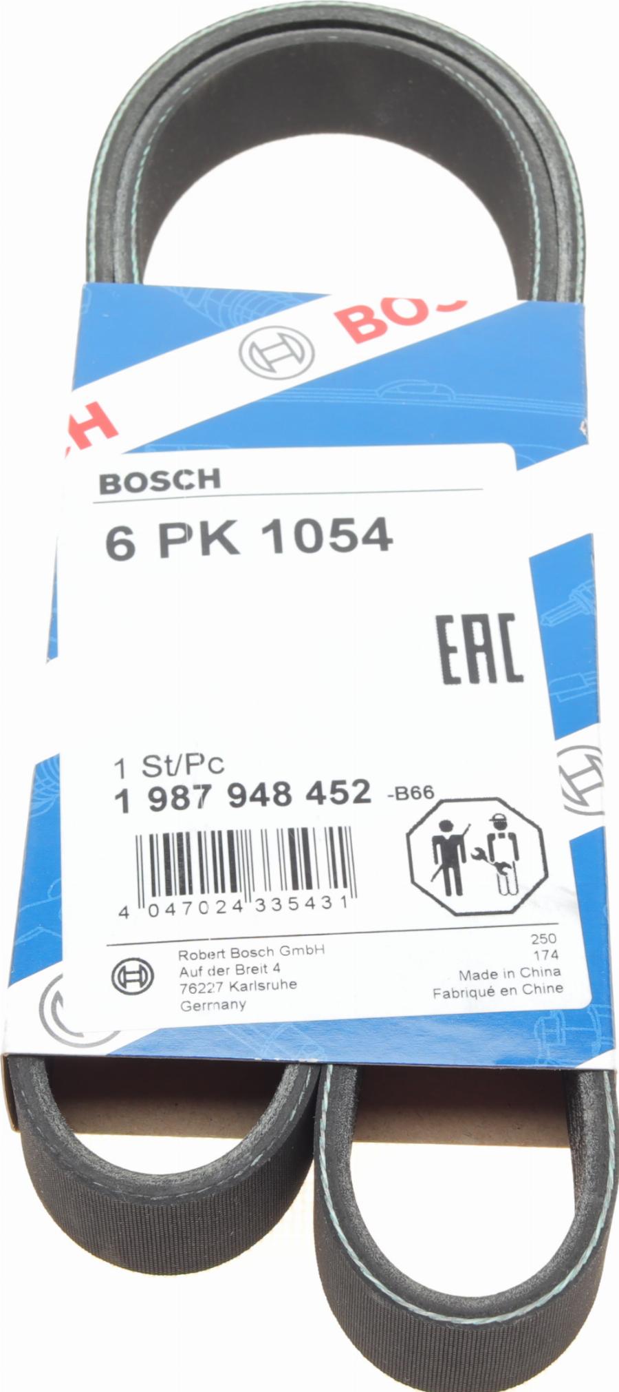 BOSCH 1 987 948 452 - Поликлиновой ремень www.autospares.lv